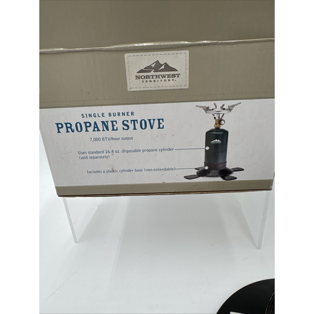 Northwest Territory Propane Stove Single Burner With Support‎ Base 7000 BTU